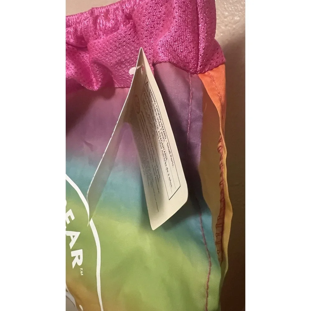 Build A Bear Sling Backpack‎ Rainbow Drawstring Bag Tote Plush Bear Carrier NWT